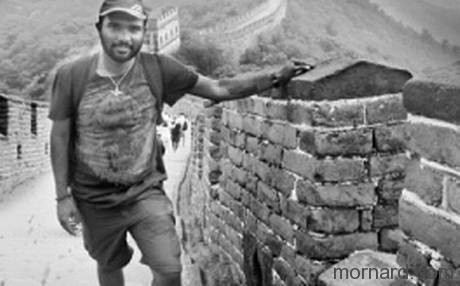 Gautham on the Great Wall